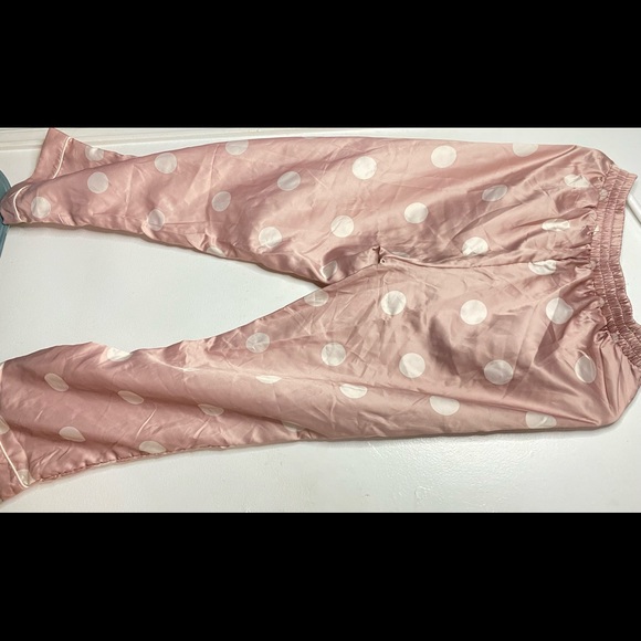 New look print satin pajama set in pink dot…brand new!! - Picture 8 of 8